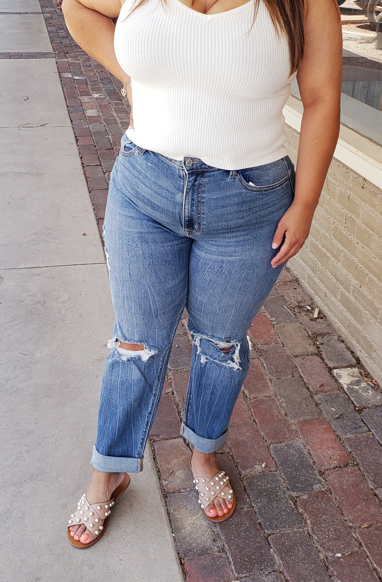 Rocky Hi-Rise Boyfriend Jeans