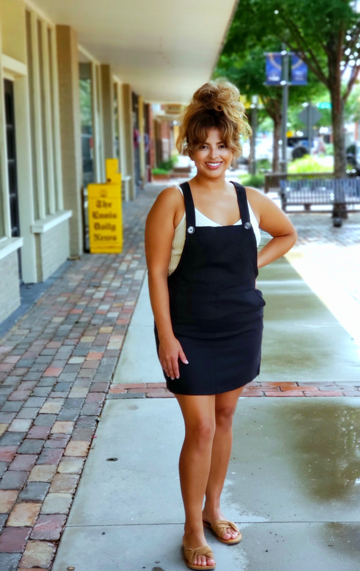BLACK PIANFORE POCKET DRESS