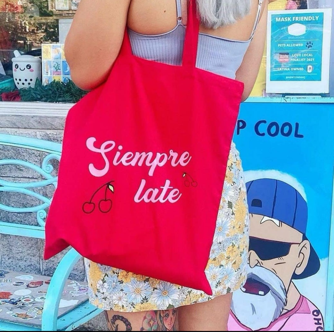 SIEMPRE LATE TOTE