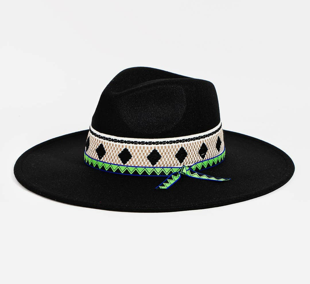 TRIBAL PATTERN FEDORA