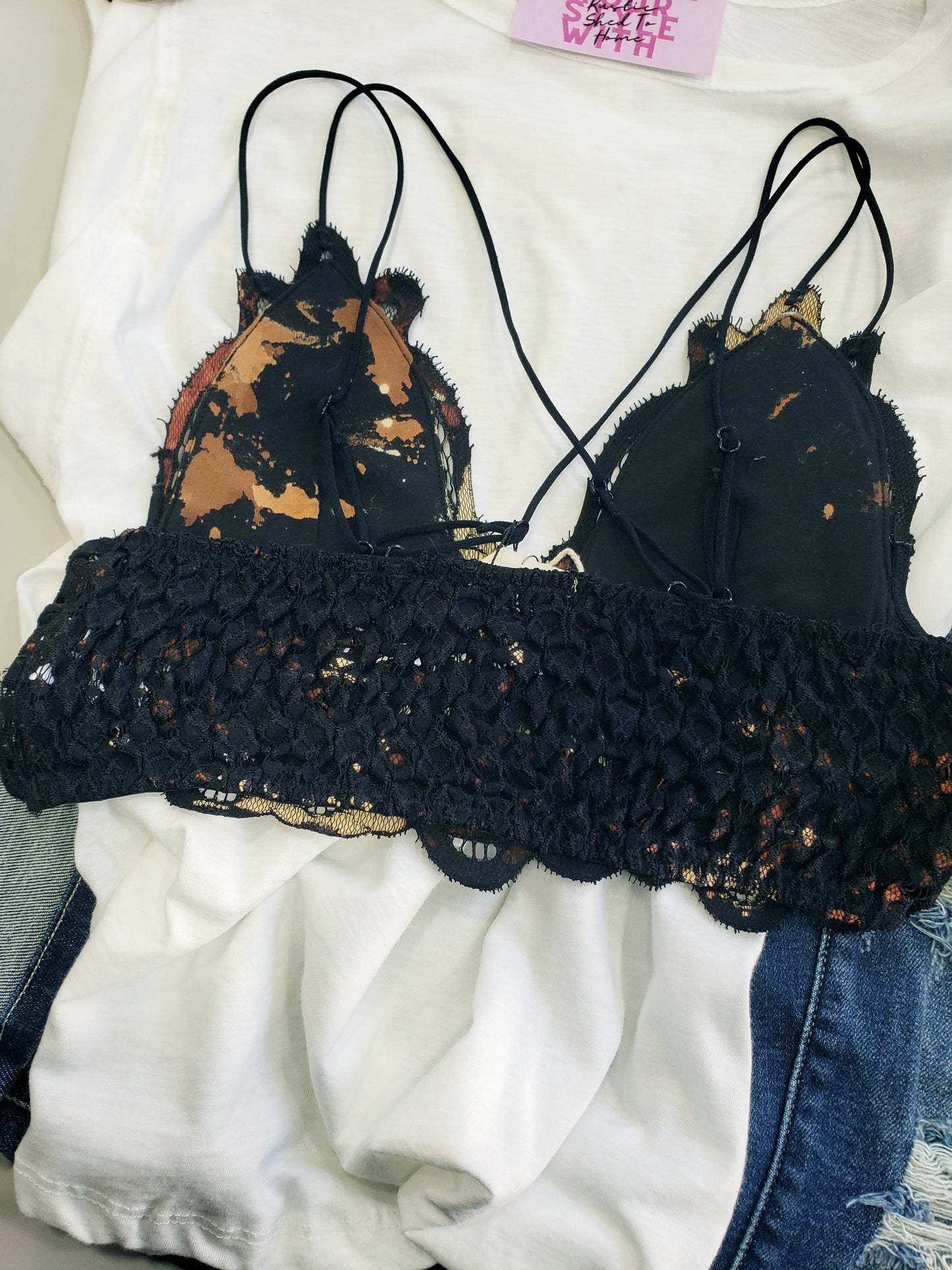 Bleached Lace Bralette