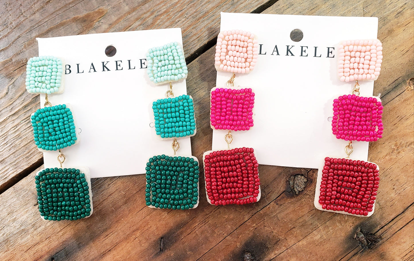 BEADED EARRINGS
