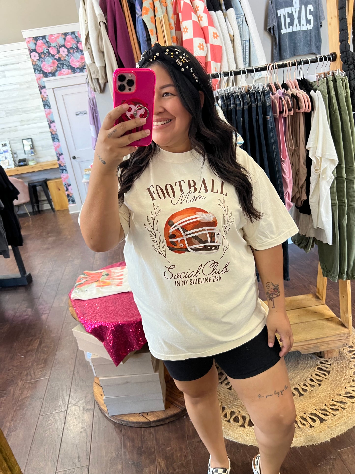 FOOTBALL MOM SOCIAL CLUB TEE