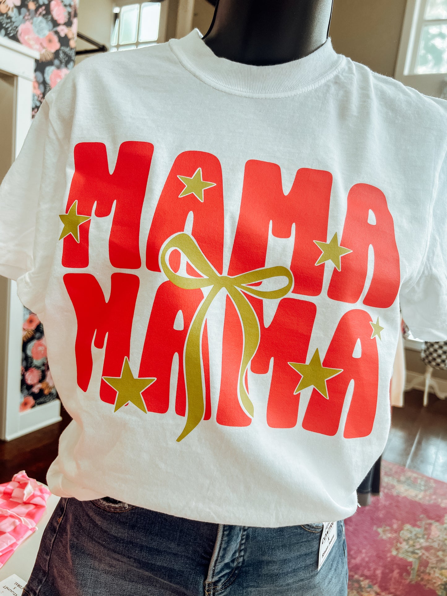 MAMA GOLD STAR TEE
