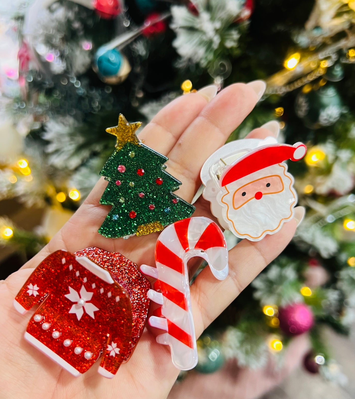 CHRISTMAS MINI HAIRCLIPS