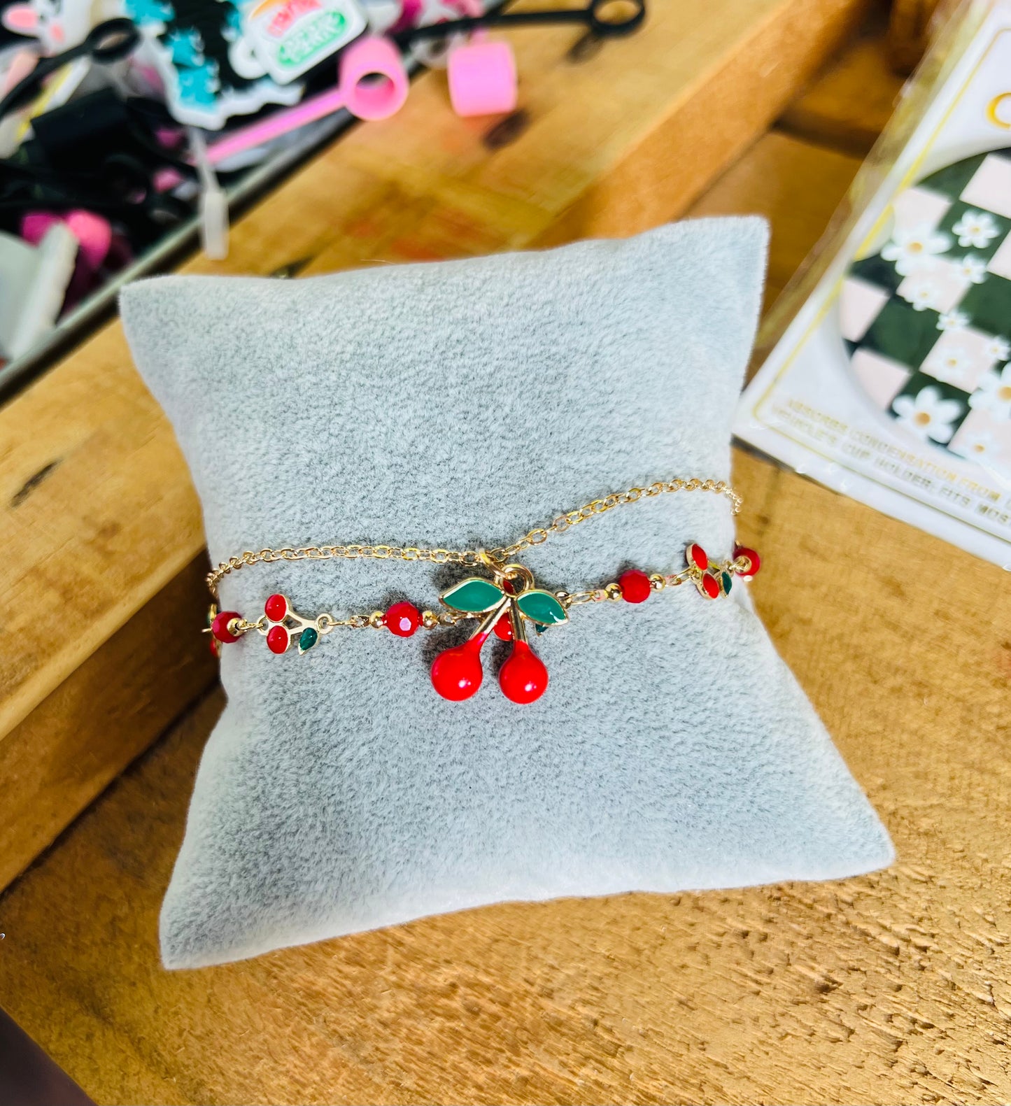 CHERRY 2PC ANKLET