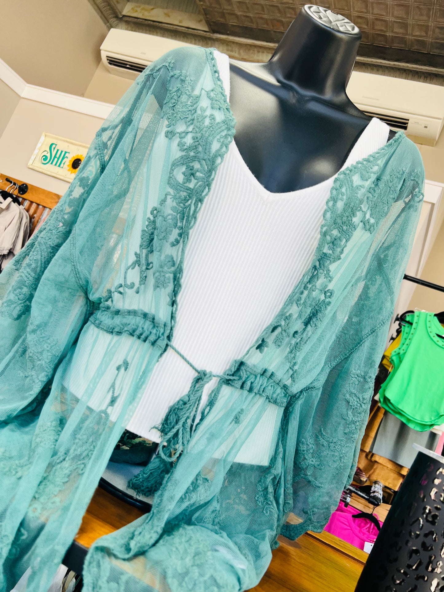 BOHO LACE KIMONO