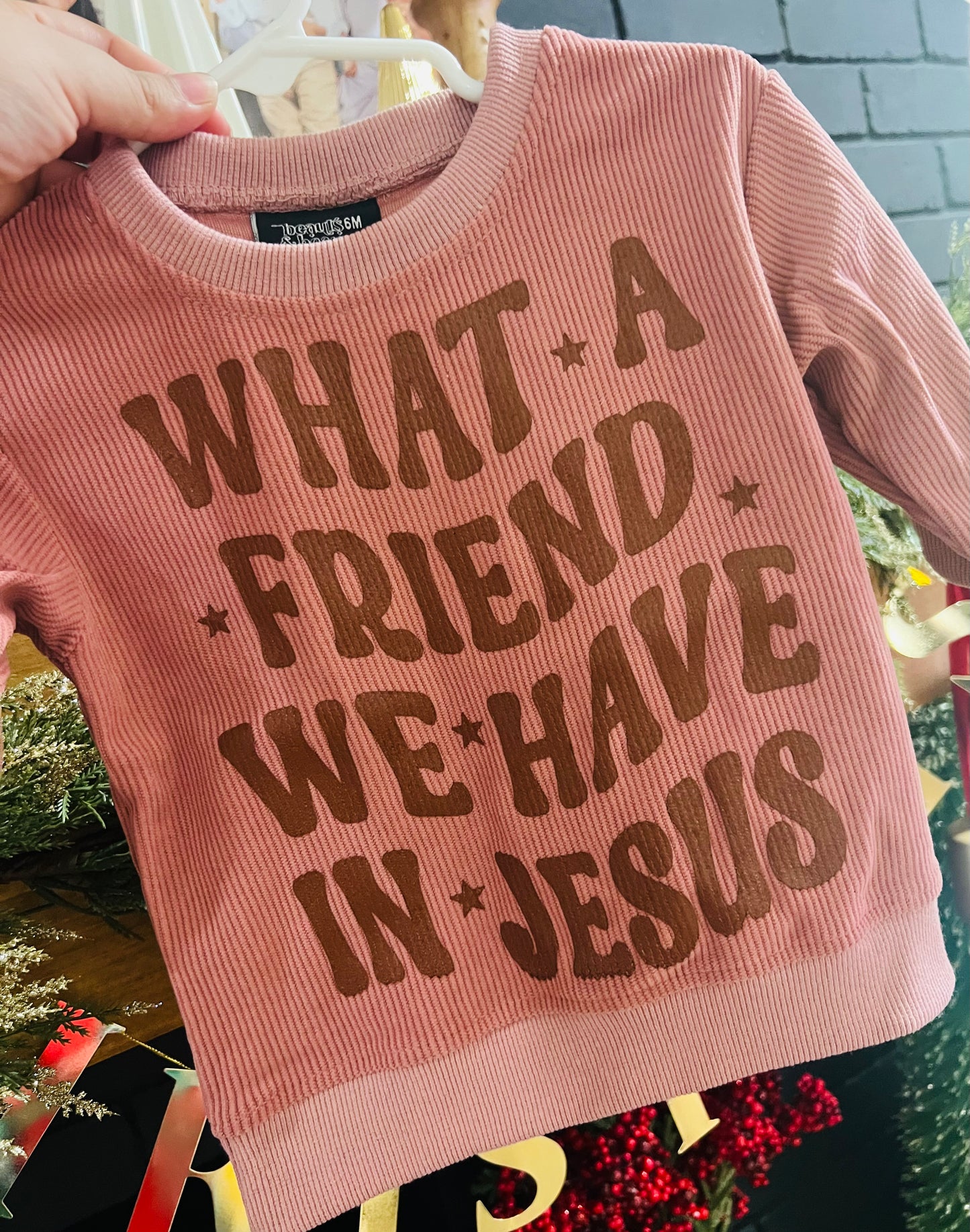 WHAT A FRIEND CORDUROY