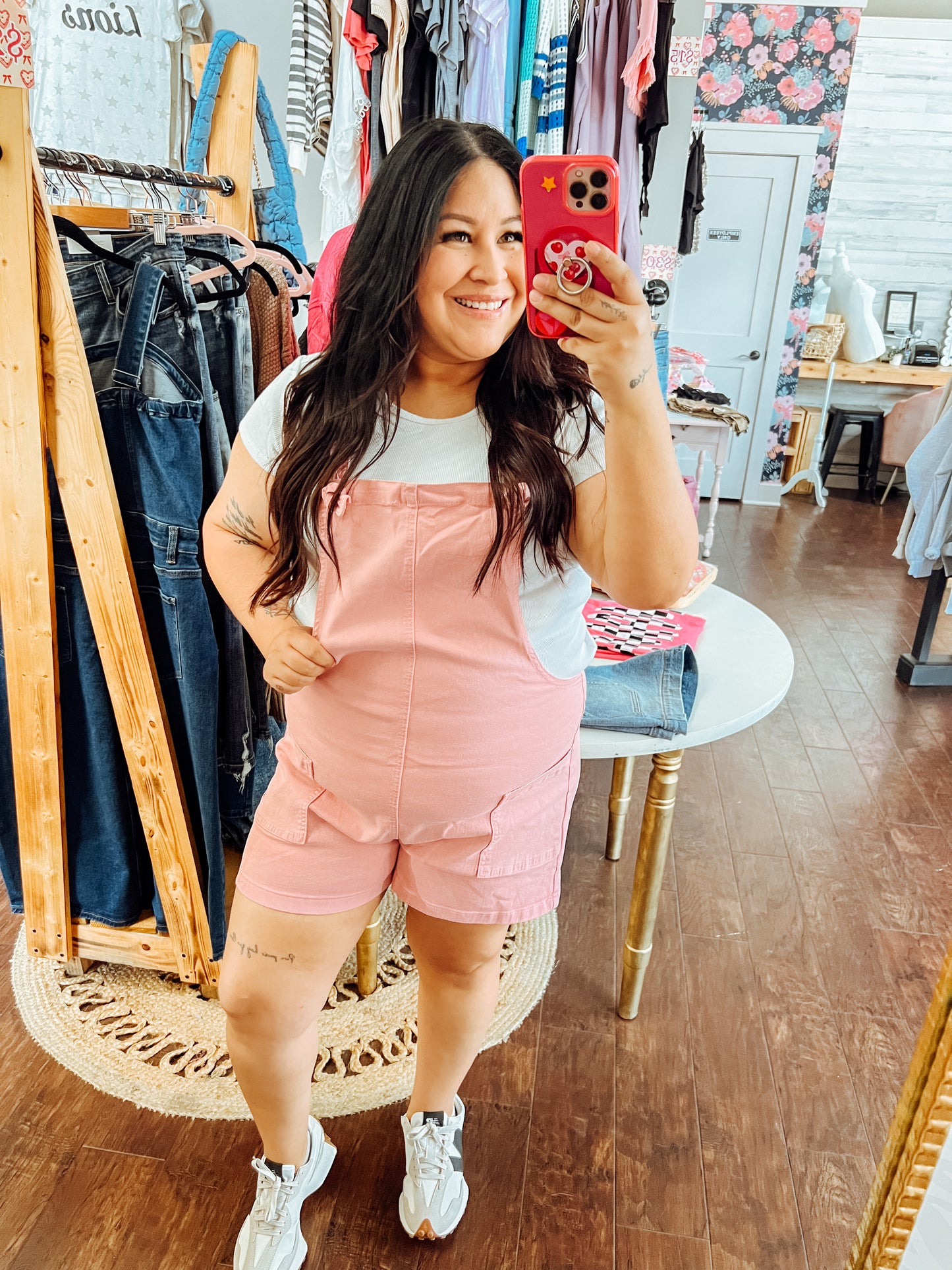 PINK KNOTTED ROMPER