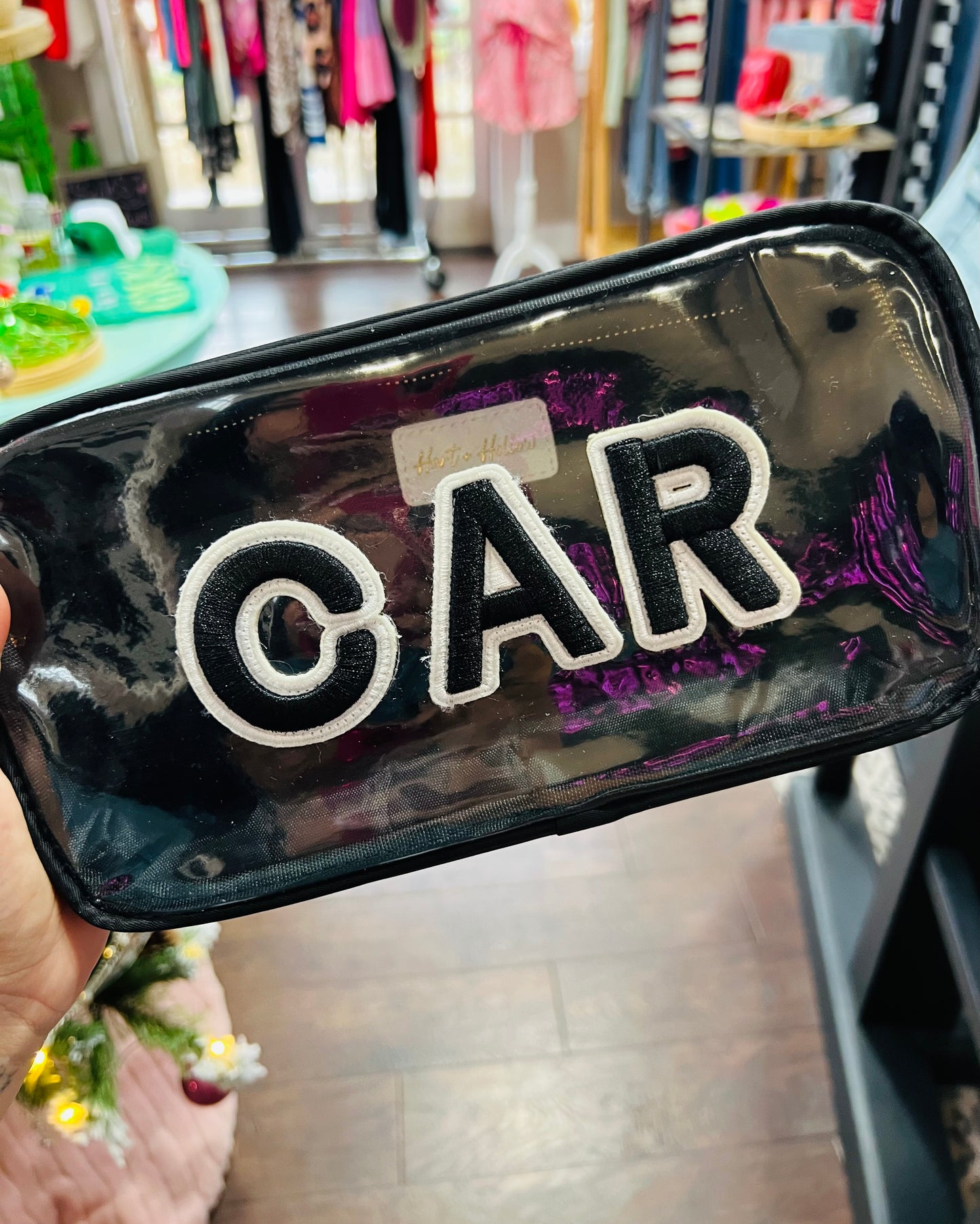 CAR NECESSITIES CLEAR COSMO BAG