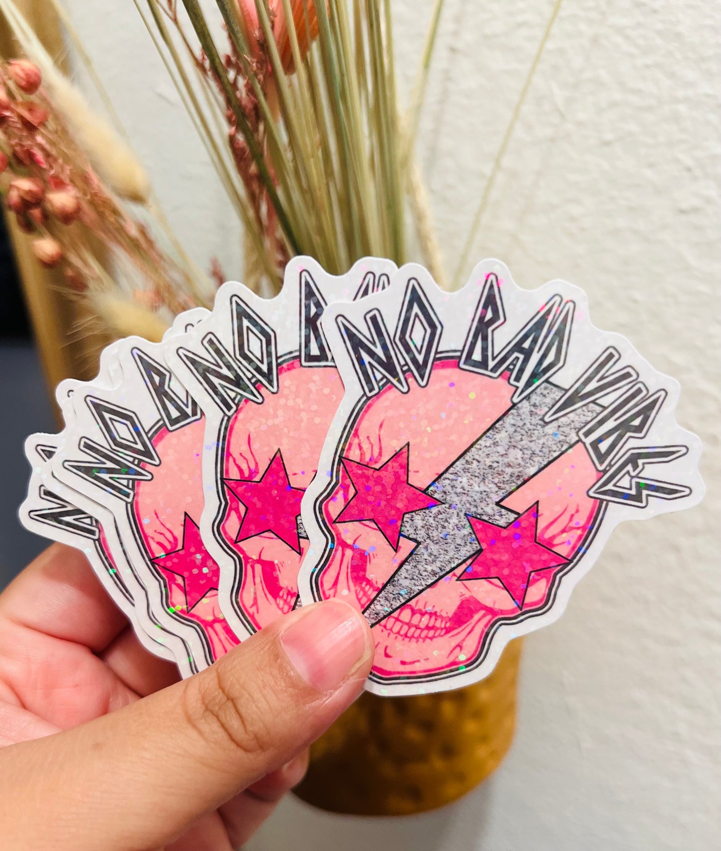 NO BAD VIBES STICKER