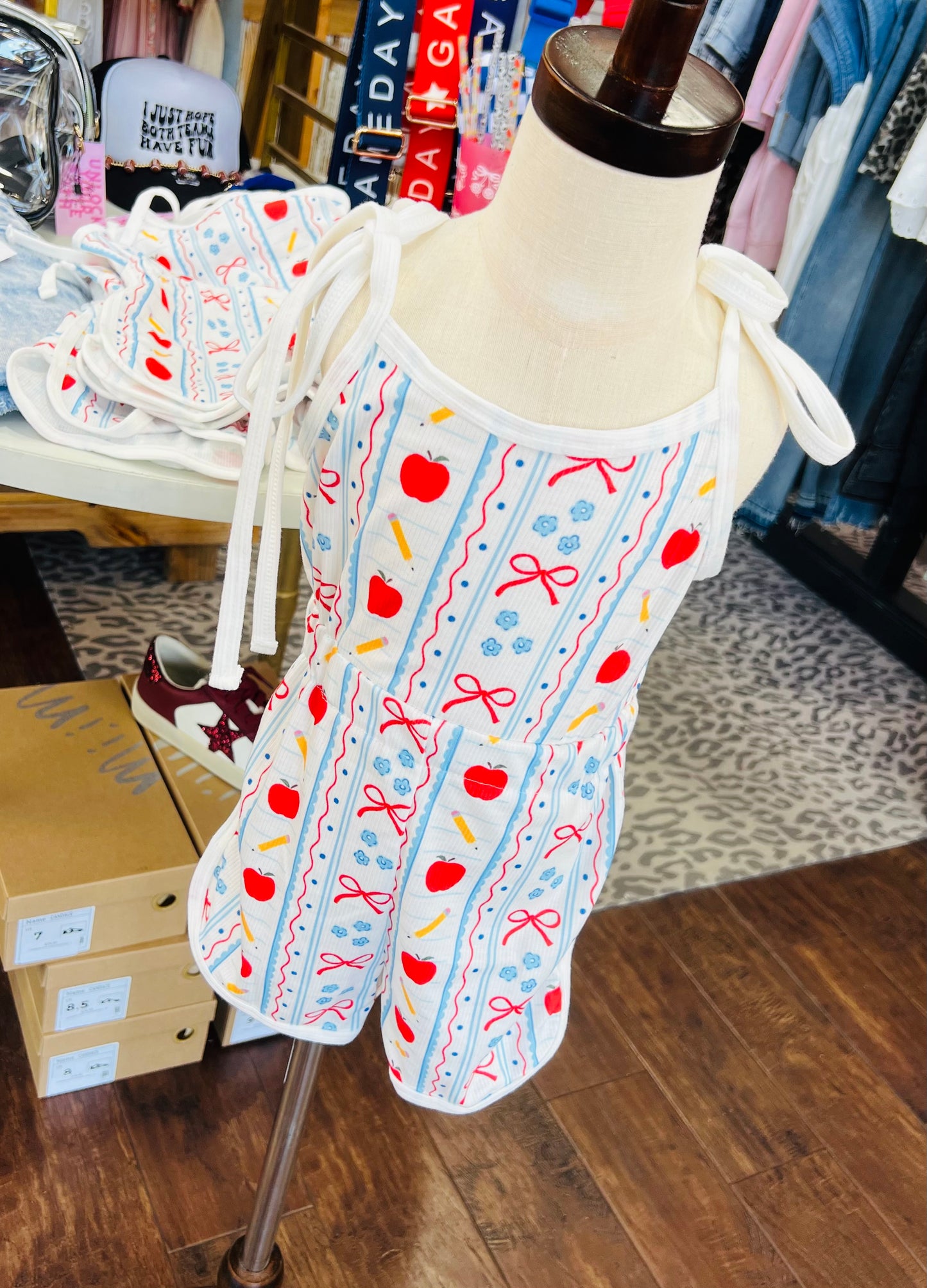 BACK 2 SCHOOL ROMPER
