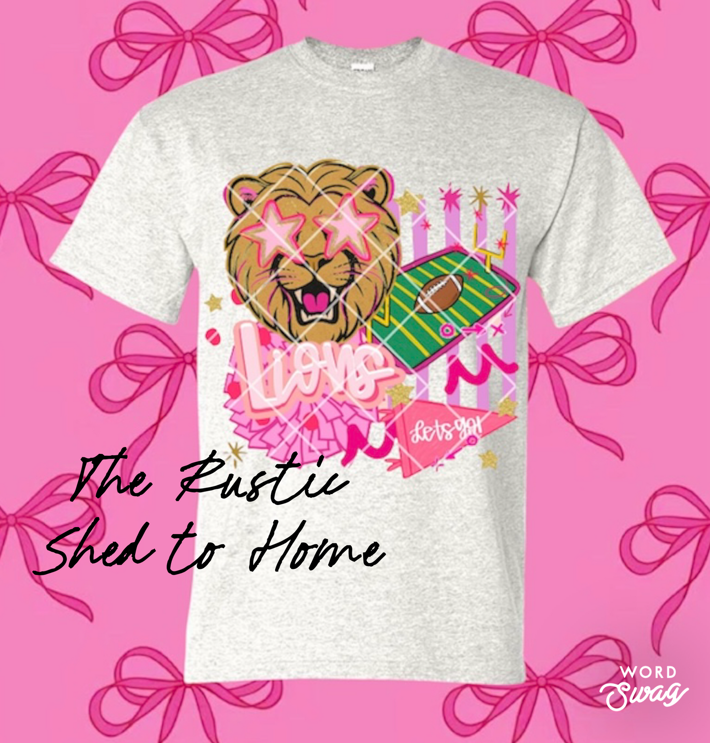 PINK LETS GO LIONS TRANSFER