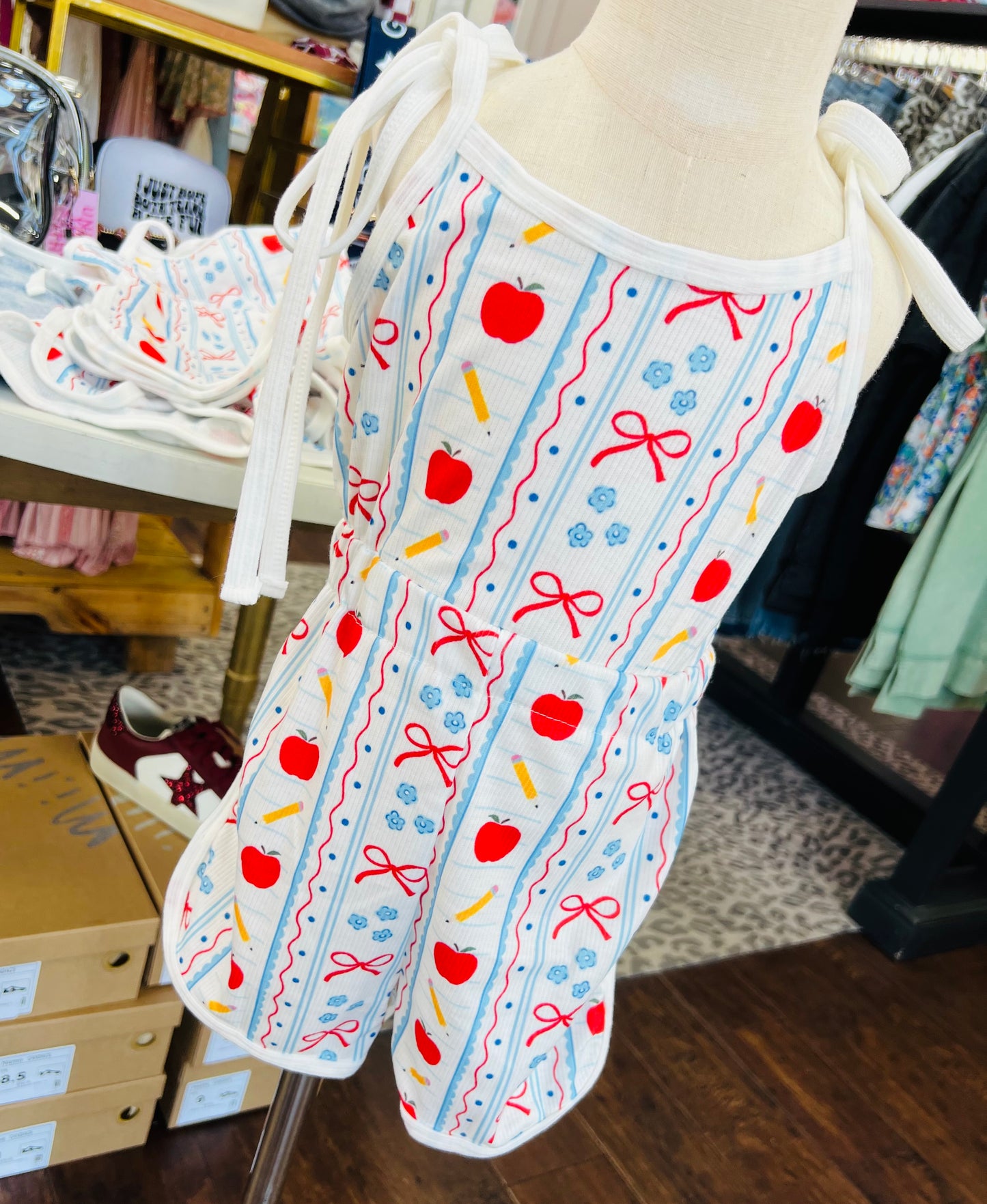 BACK 2 SCHOOL ROMPER