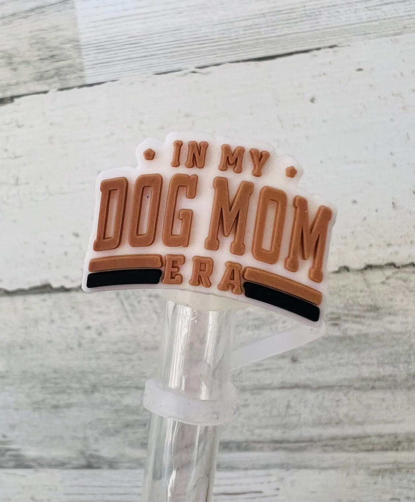 DOG MOM ERA STRAW TOPPER