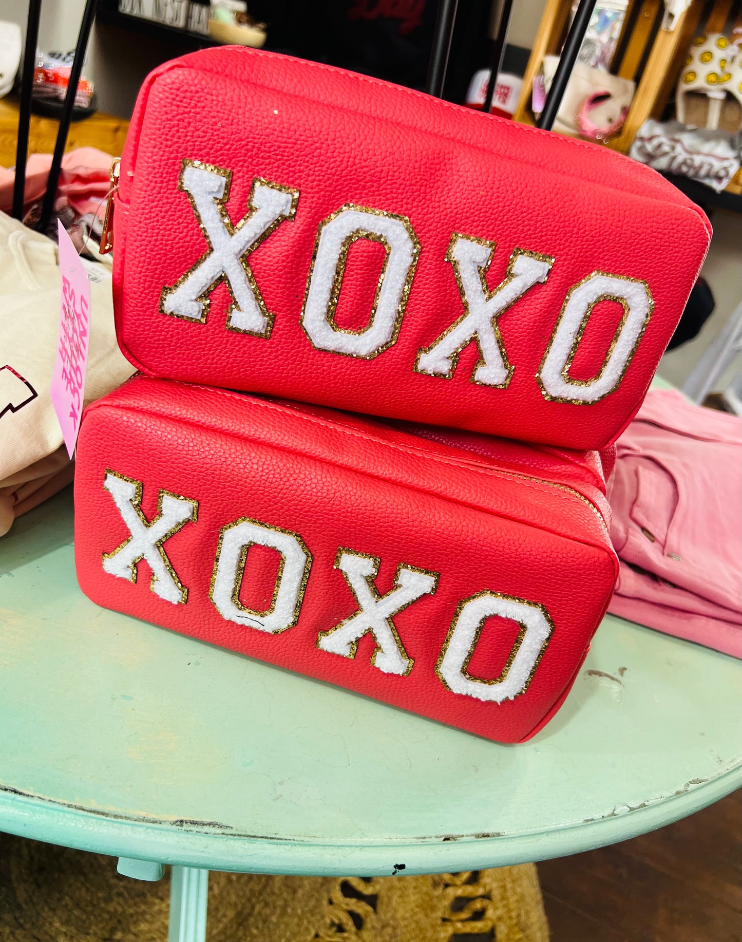 LEATHER XOXO BAG