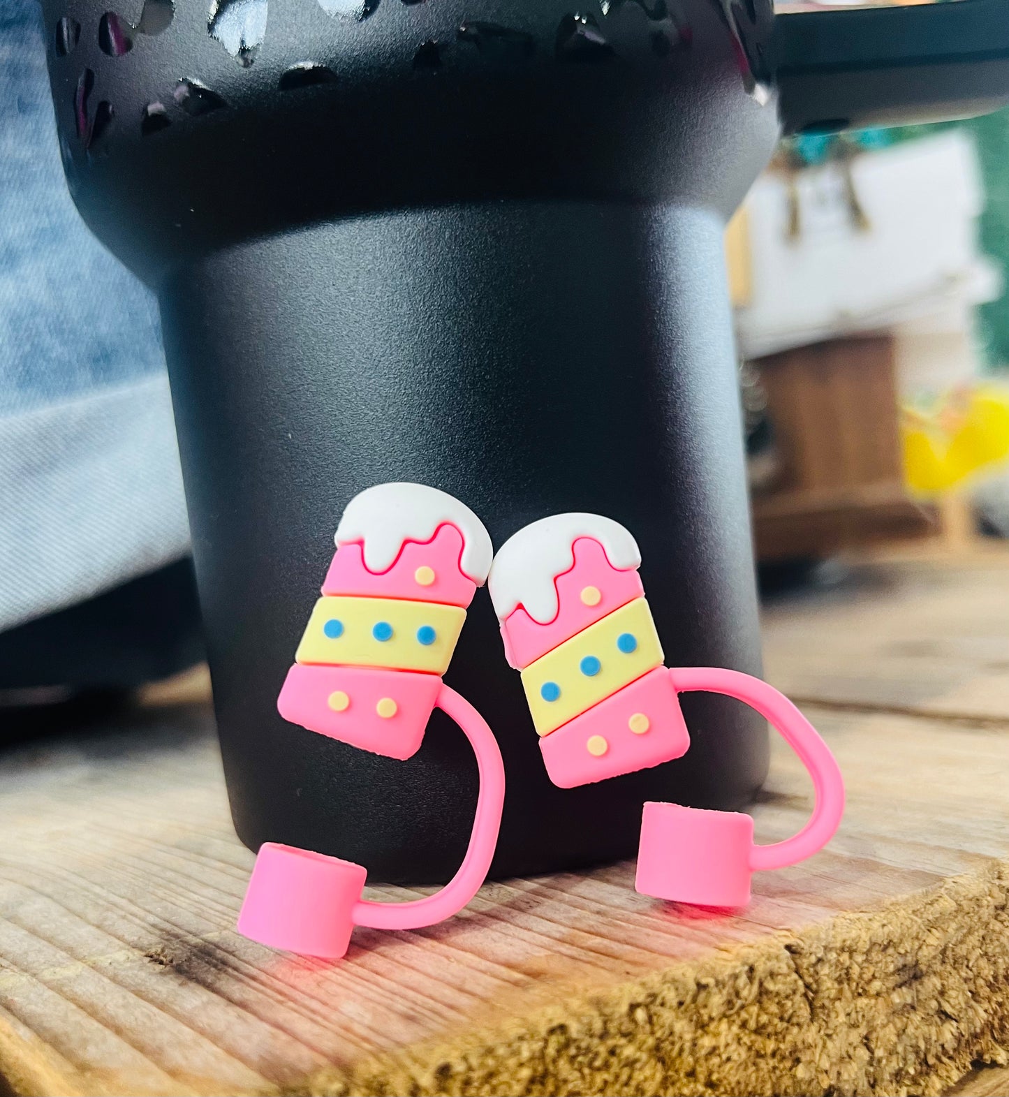 ICE CREAM STRAW TOPPER