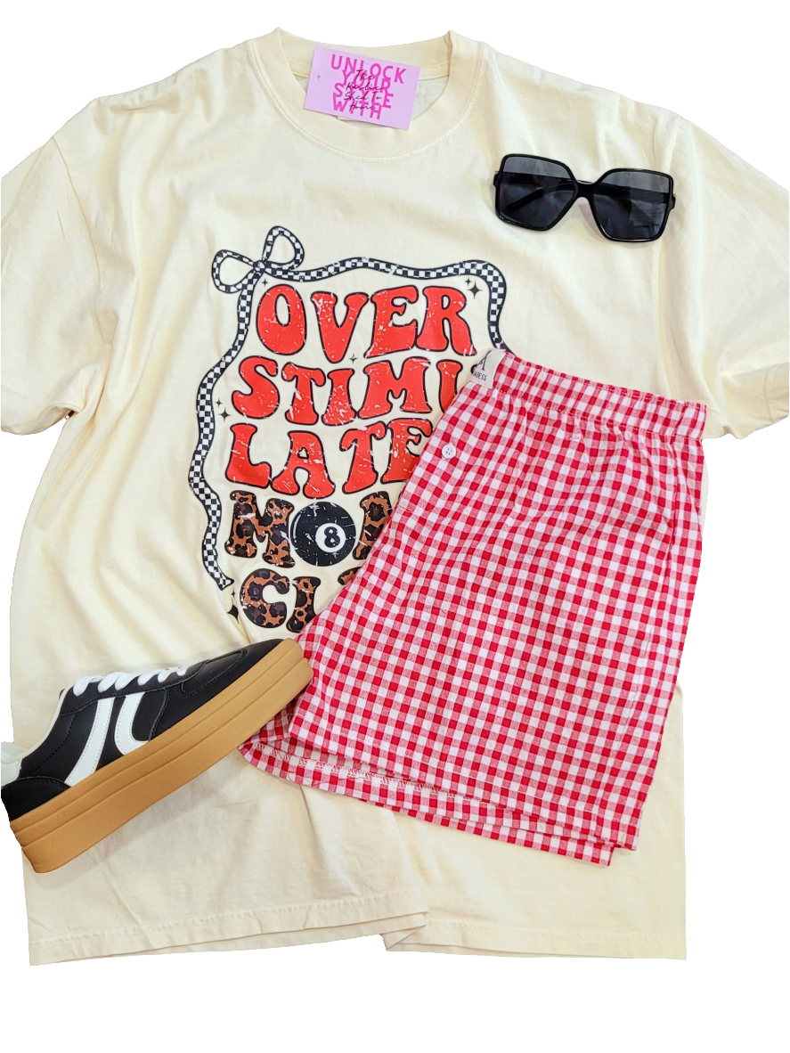 RED CHECKERED BOXER SHORTS
