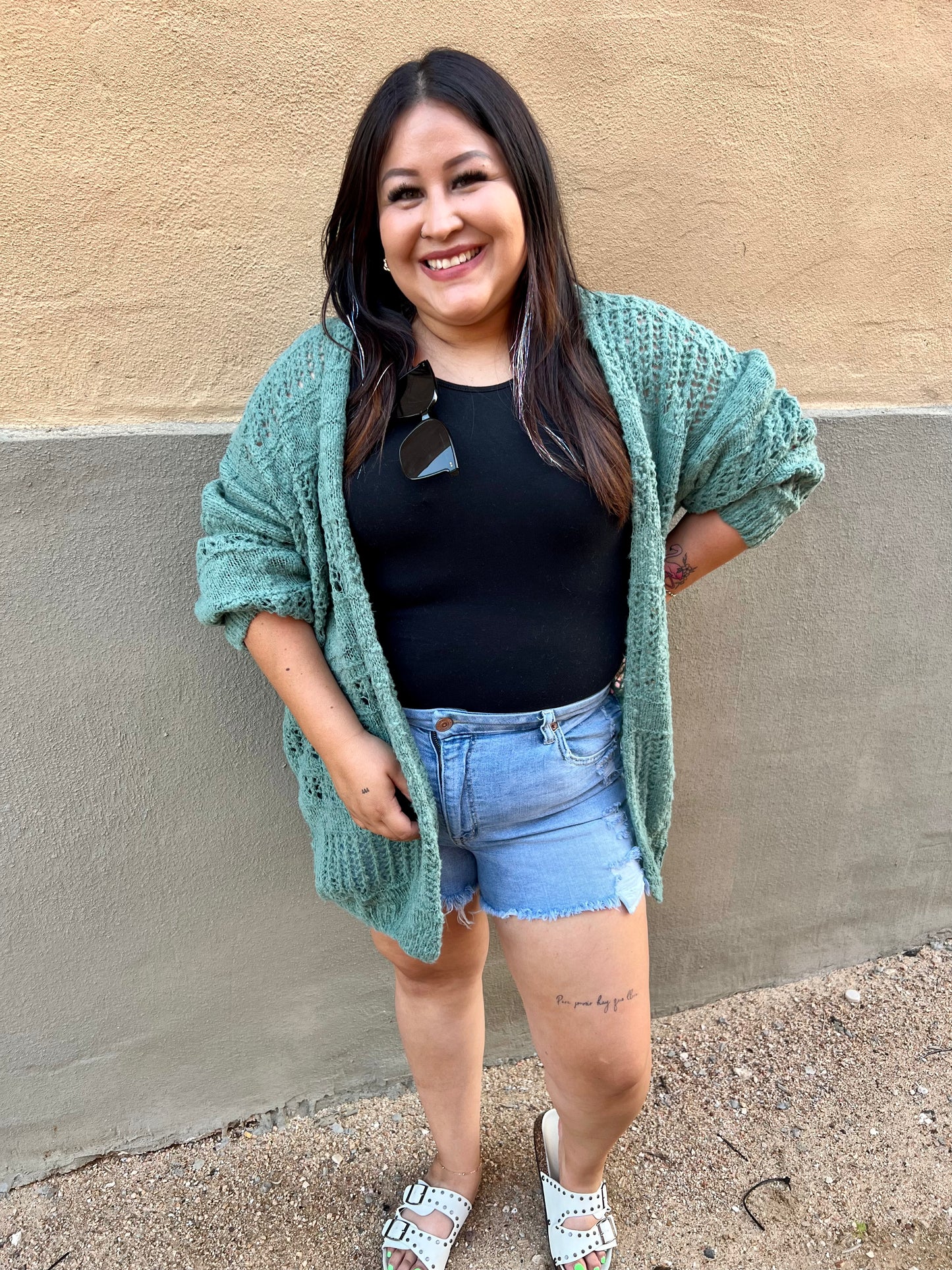 DARK SAGE CARDIGAN
