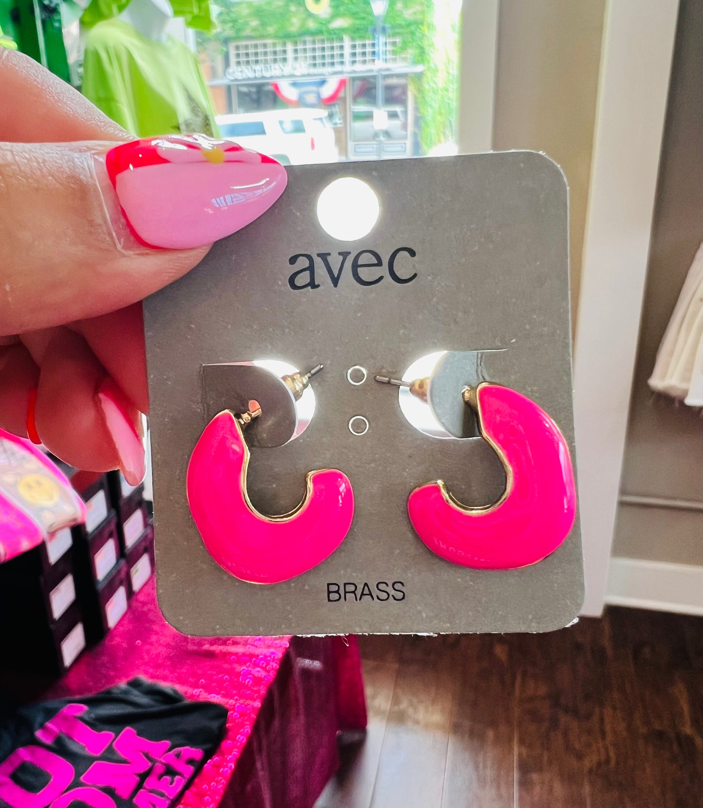 PINK HALF HOOP