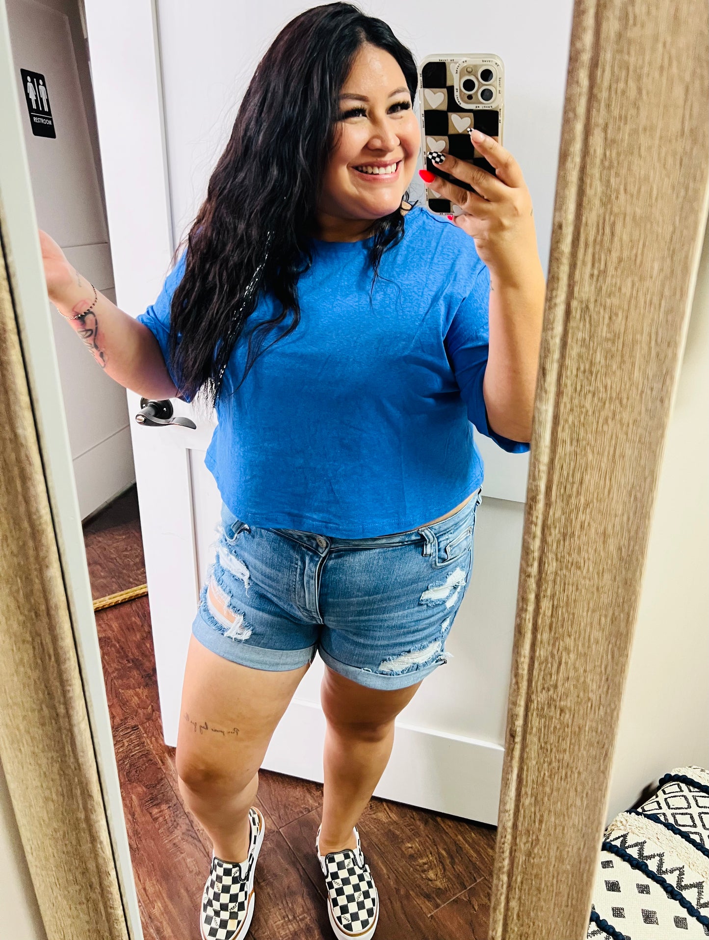 BLUE IRIS CASUAL TOP