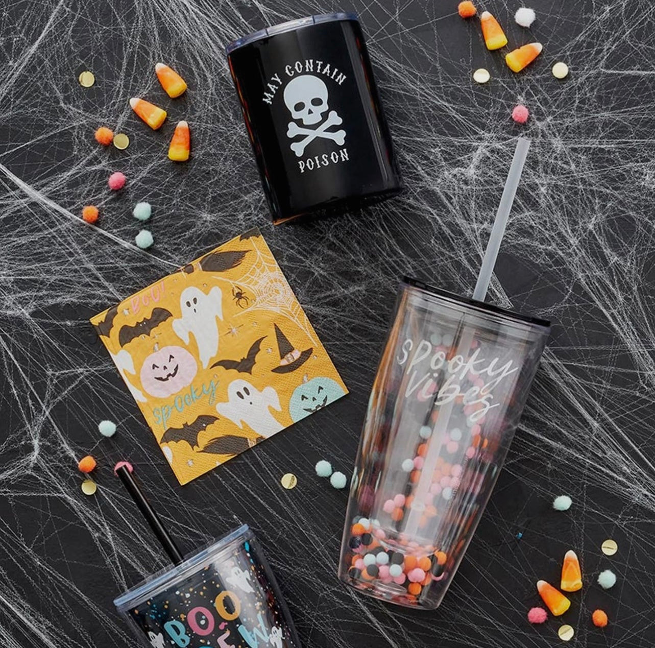 SPOOKY VIBES TUMBLER