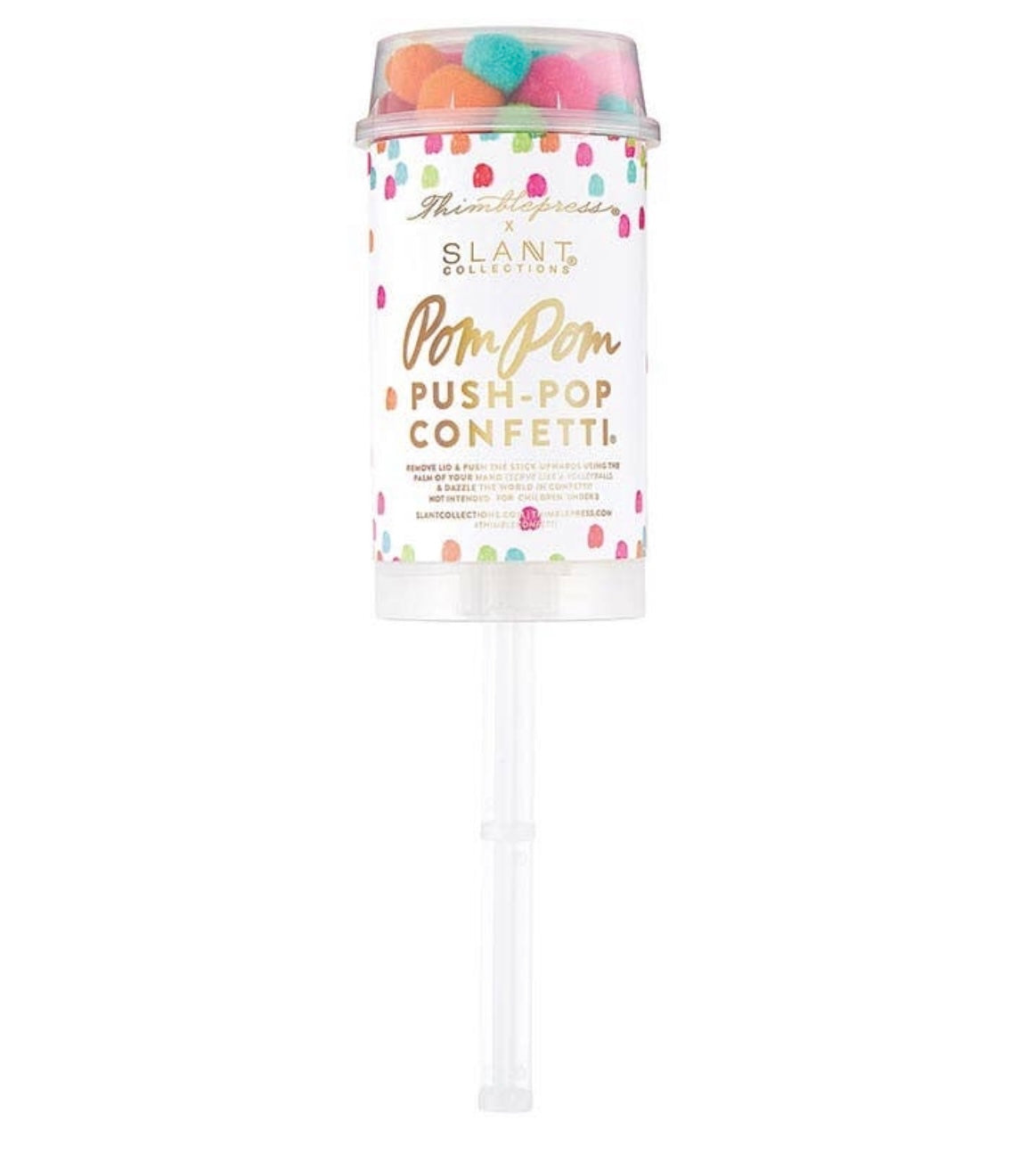 PARTY POPPER POM POMS