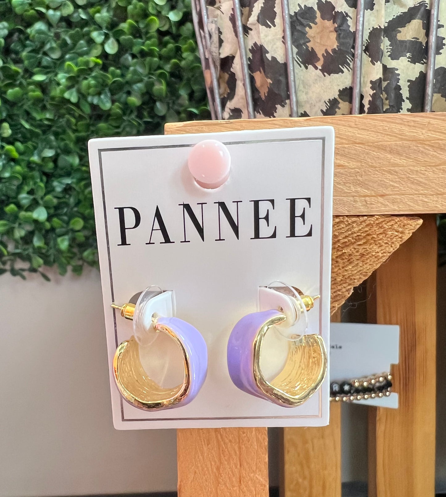 PURPLE EARRINGS