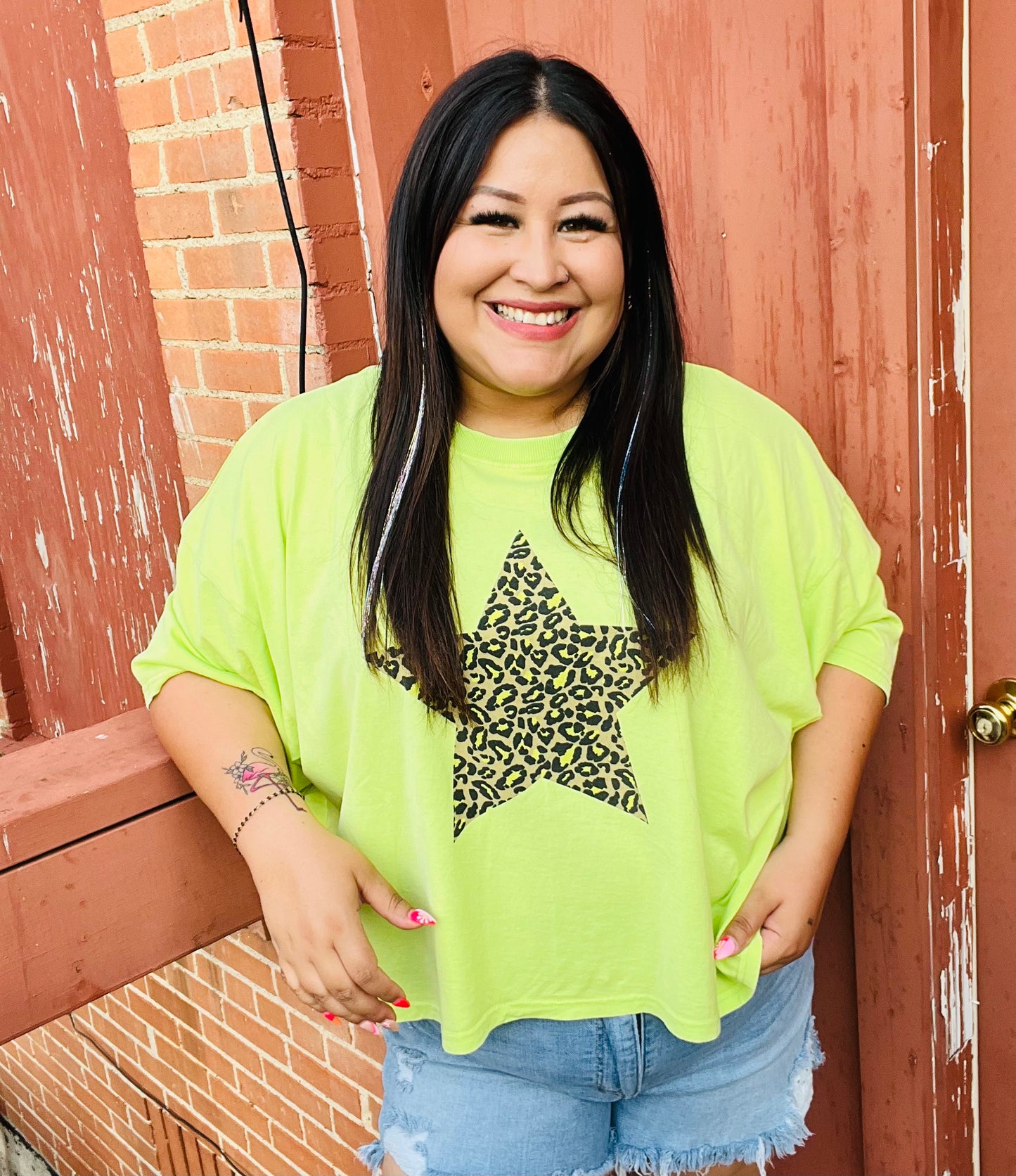 LEO WASHED CROP TOP