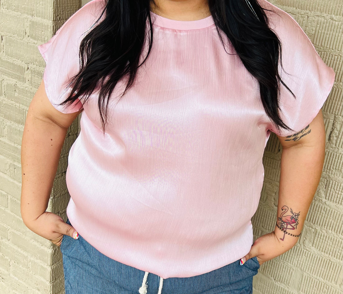MAUVE DOLMAN TOP