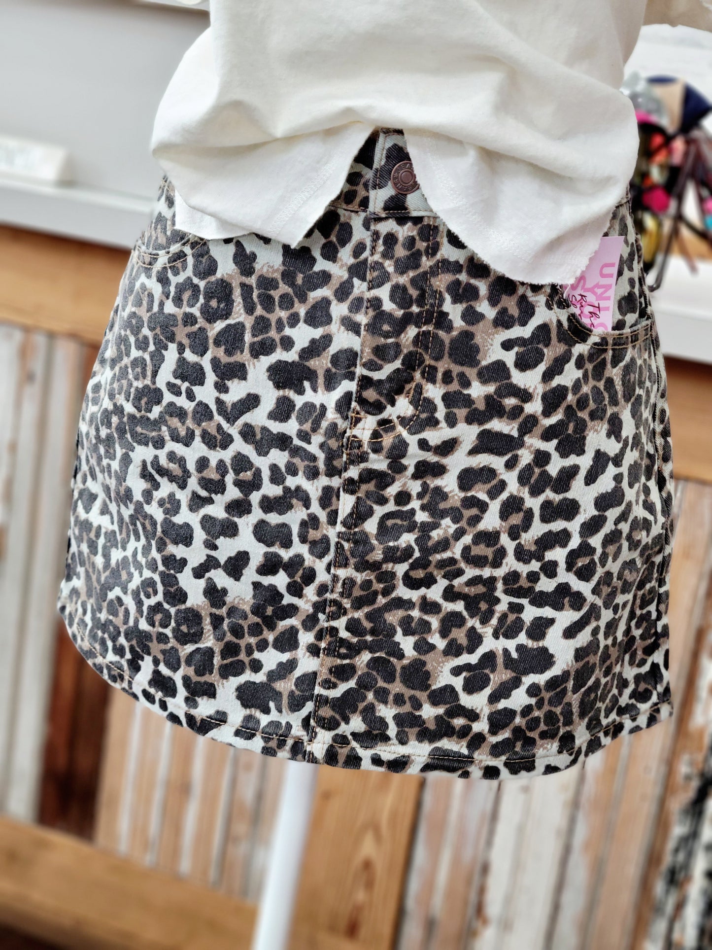 Leopard Skirt