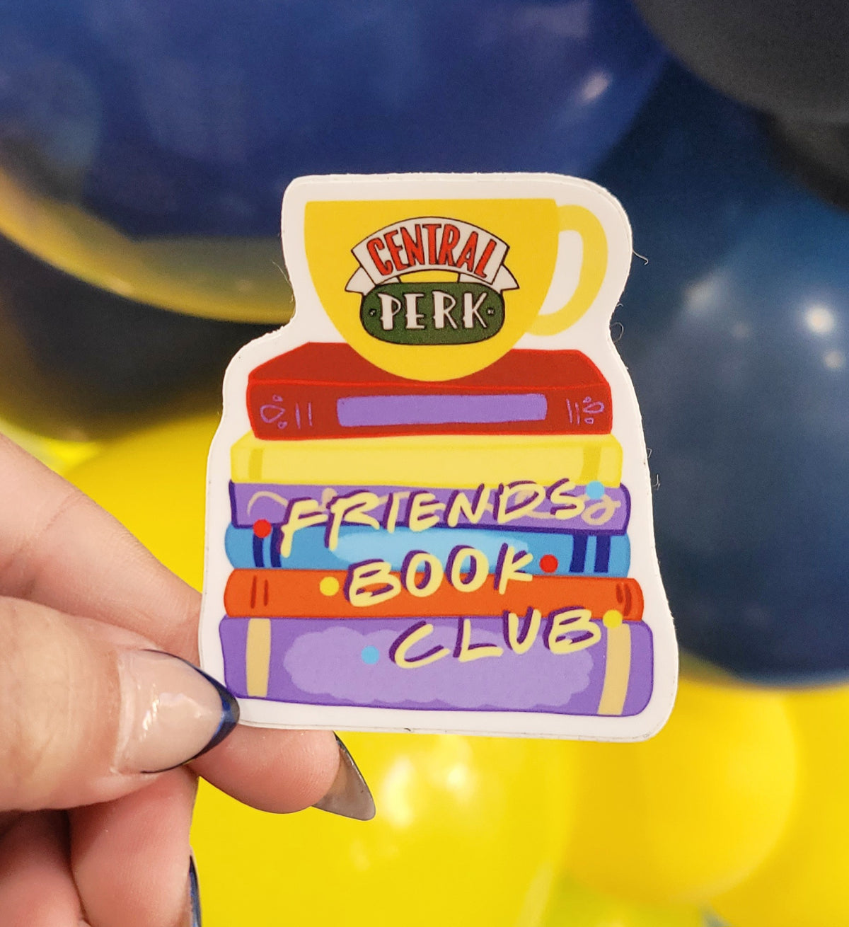FRIENDS BOOK CLUB STICKER