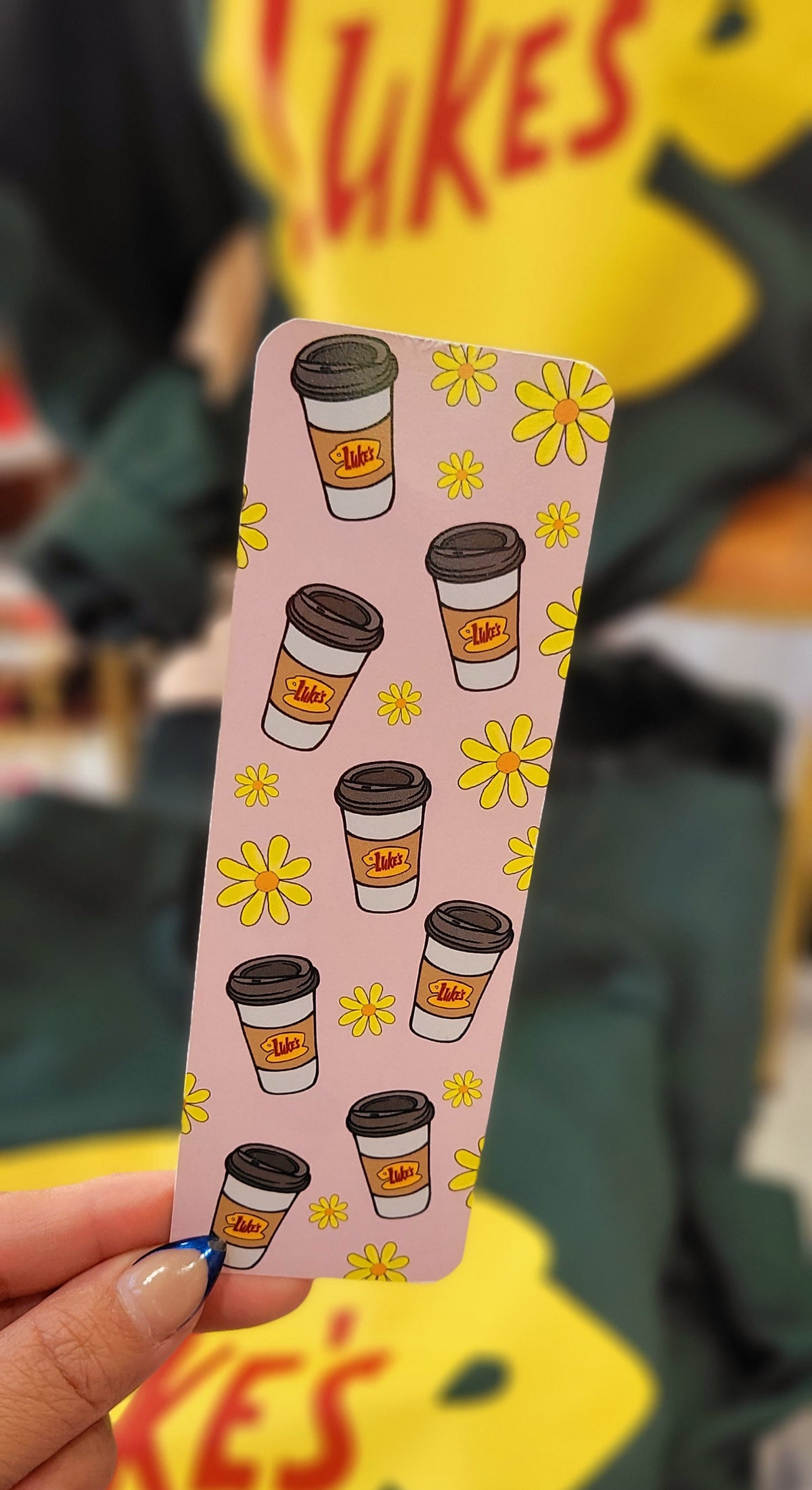LUKES FLORAL BOOKMARK