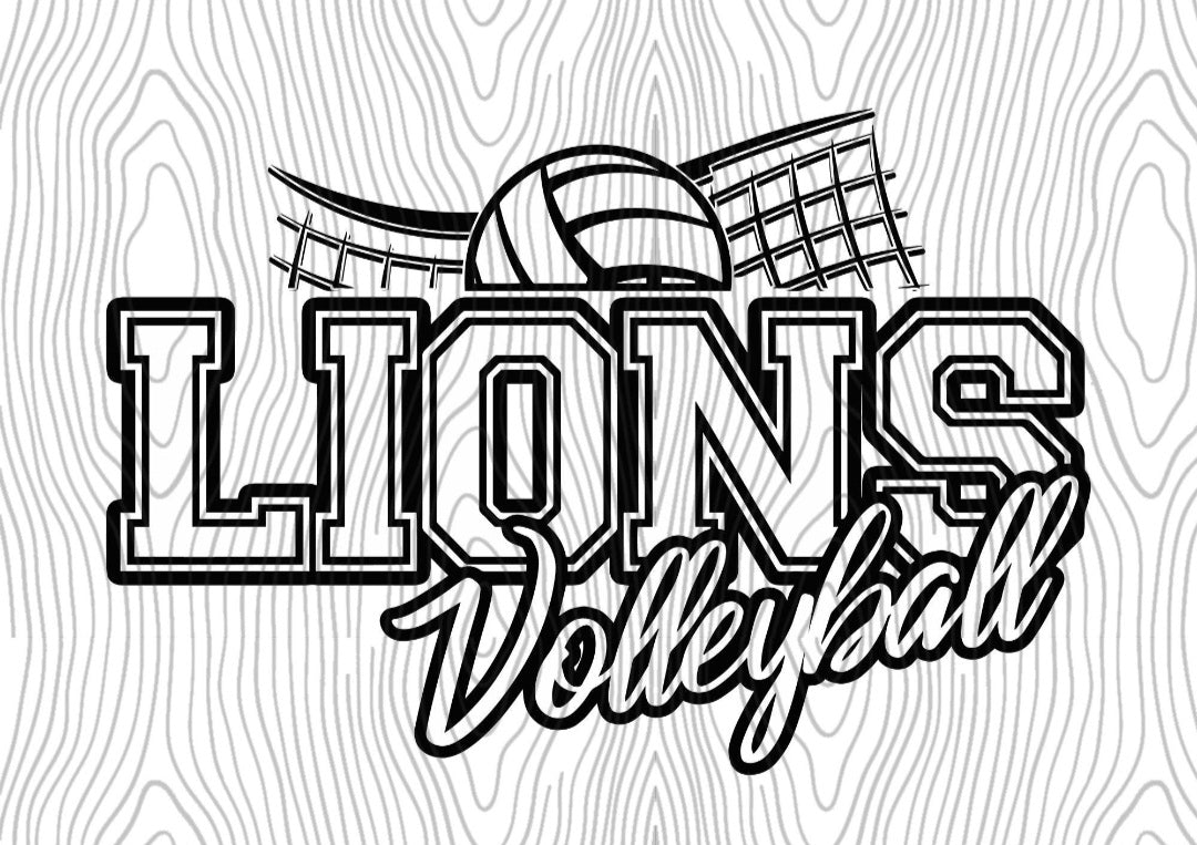LIONS VOLLEYBALL COLLAGE PREORDER