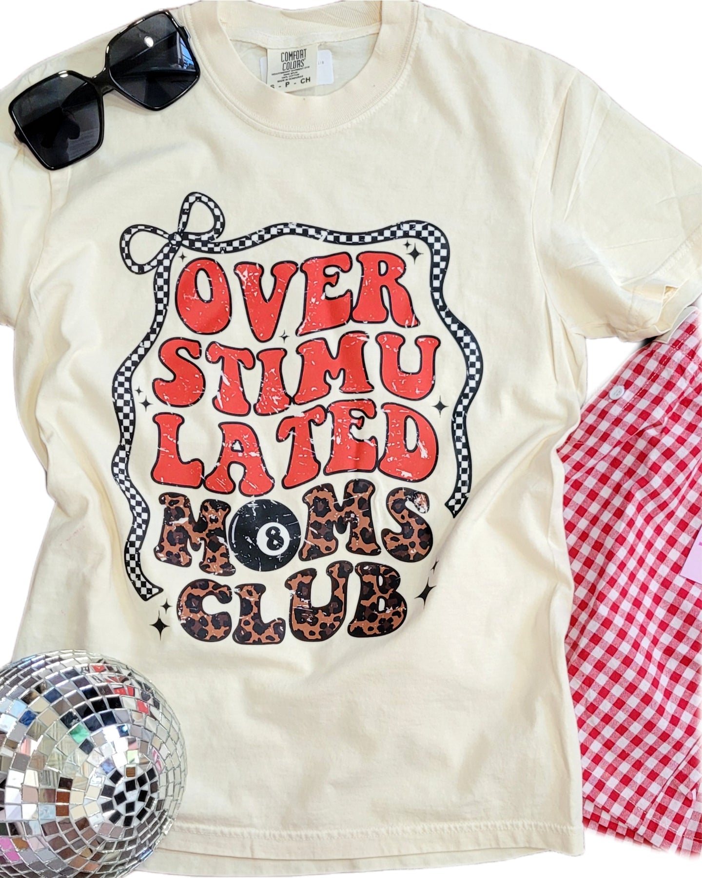 OVERSTIMULATED MOMS CLUB TEE