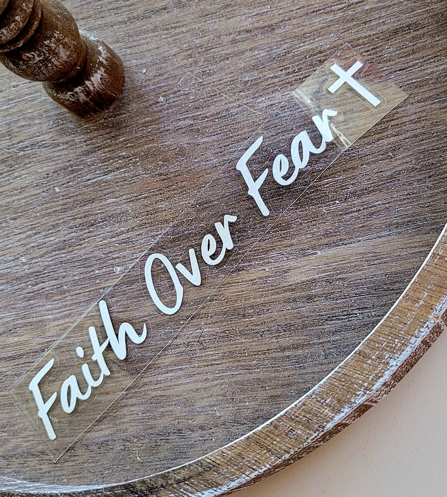 FAITH OVER FEAR DECAL