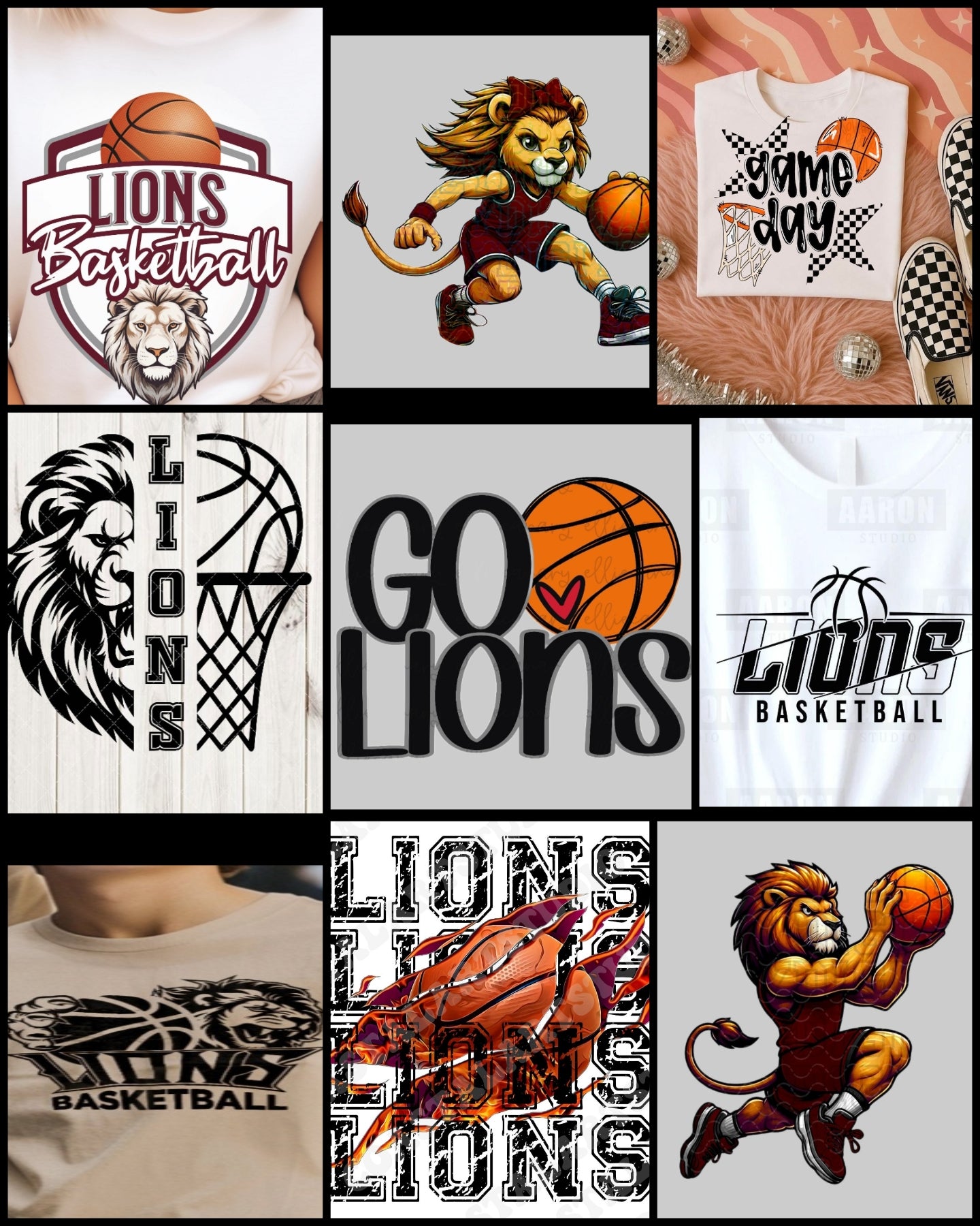LIONS BASKETBALL COLLAGE PREORDER