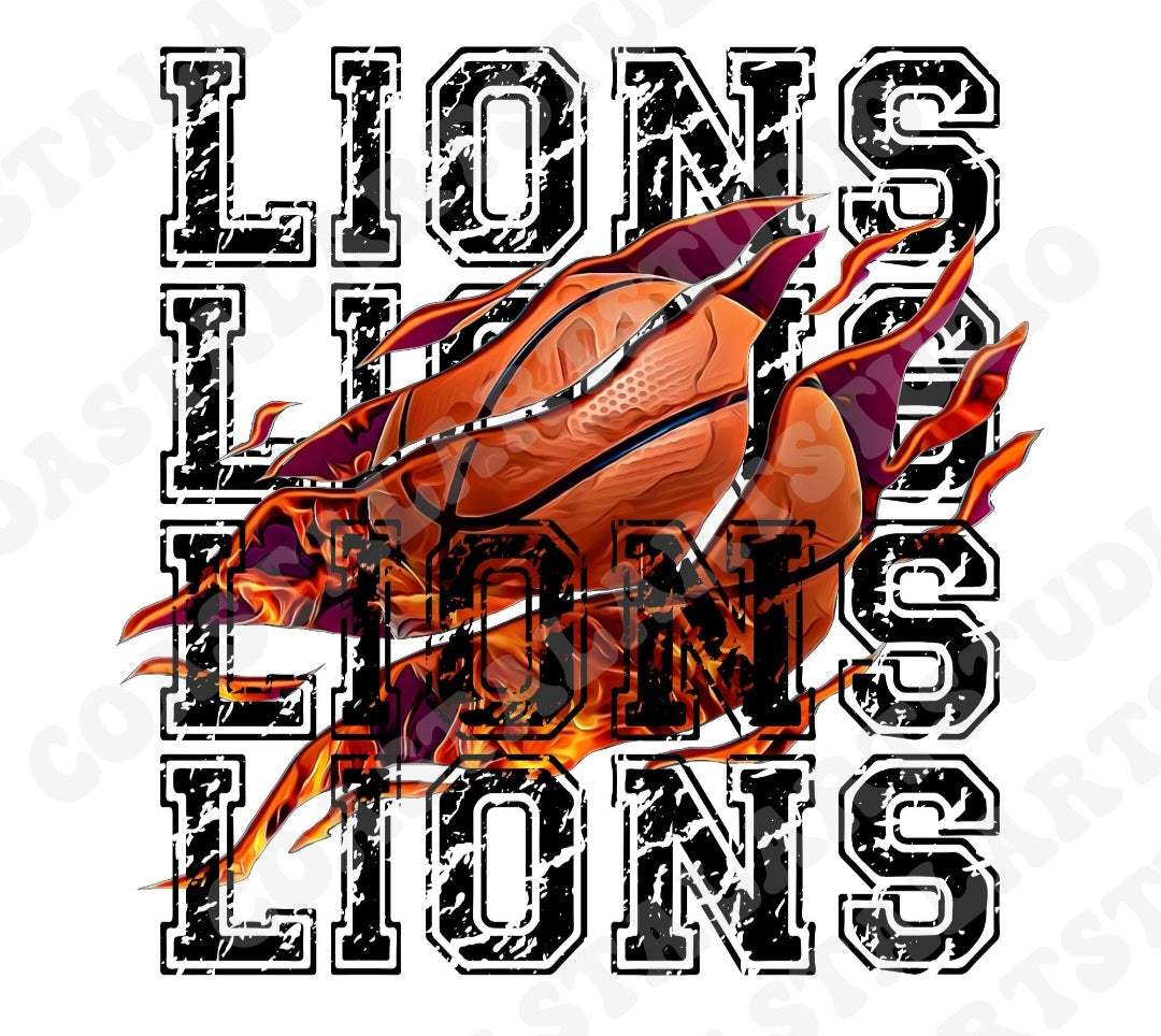 LIONS BASKETBALL COLLAGE PREORDER