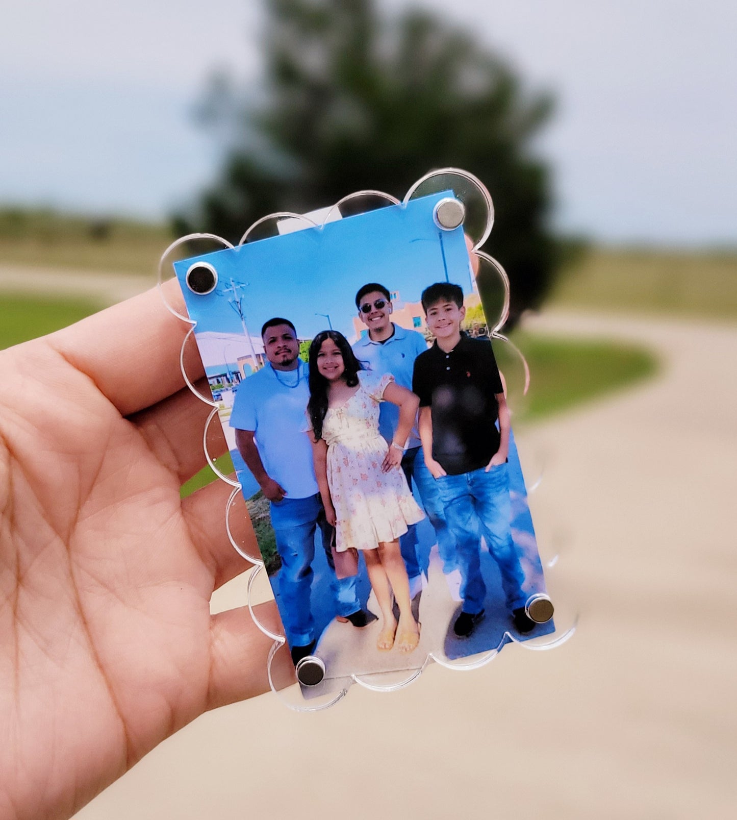 ACRYLIC VISOR PHOTOCLIPS