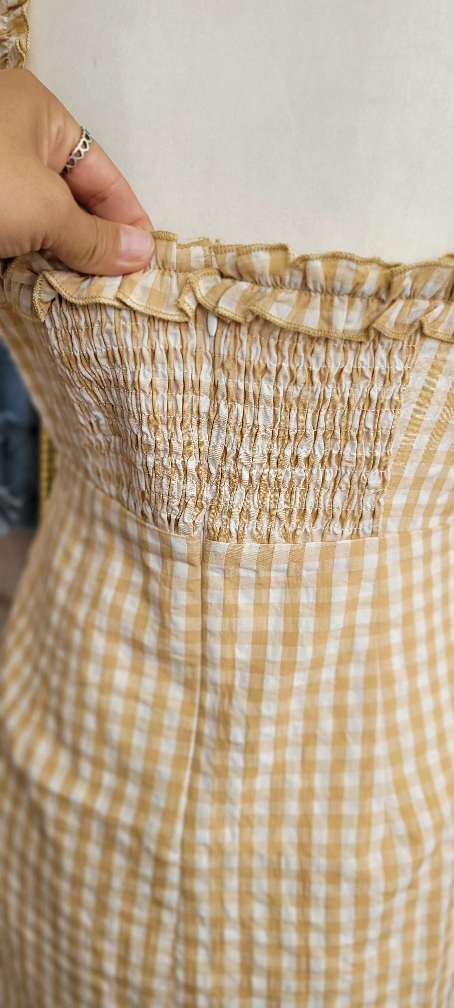 BUTTER GINGHAM DRESS