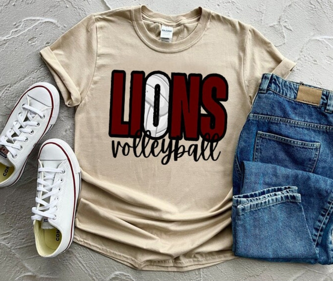 LIONS VOLLEYBALL COLLAGE PREORDER