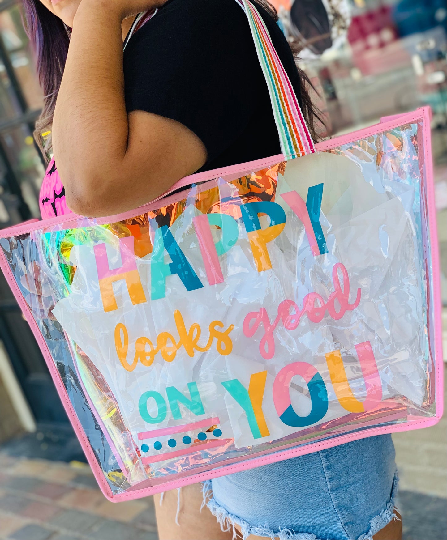 Happy Iridescent Bag