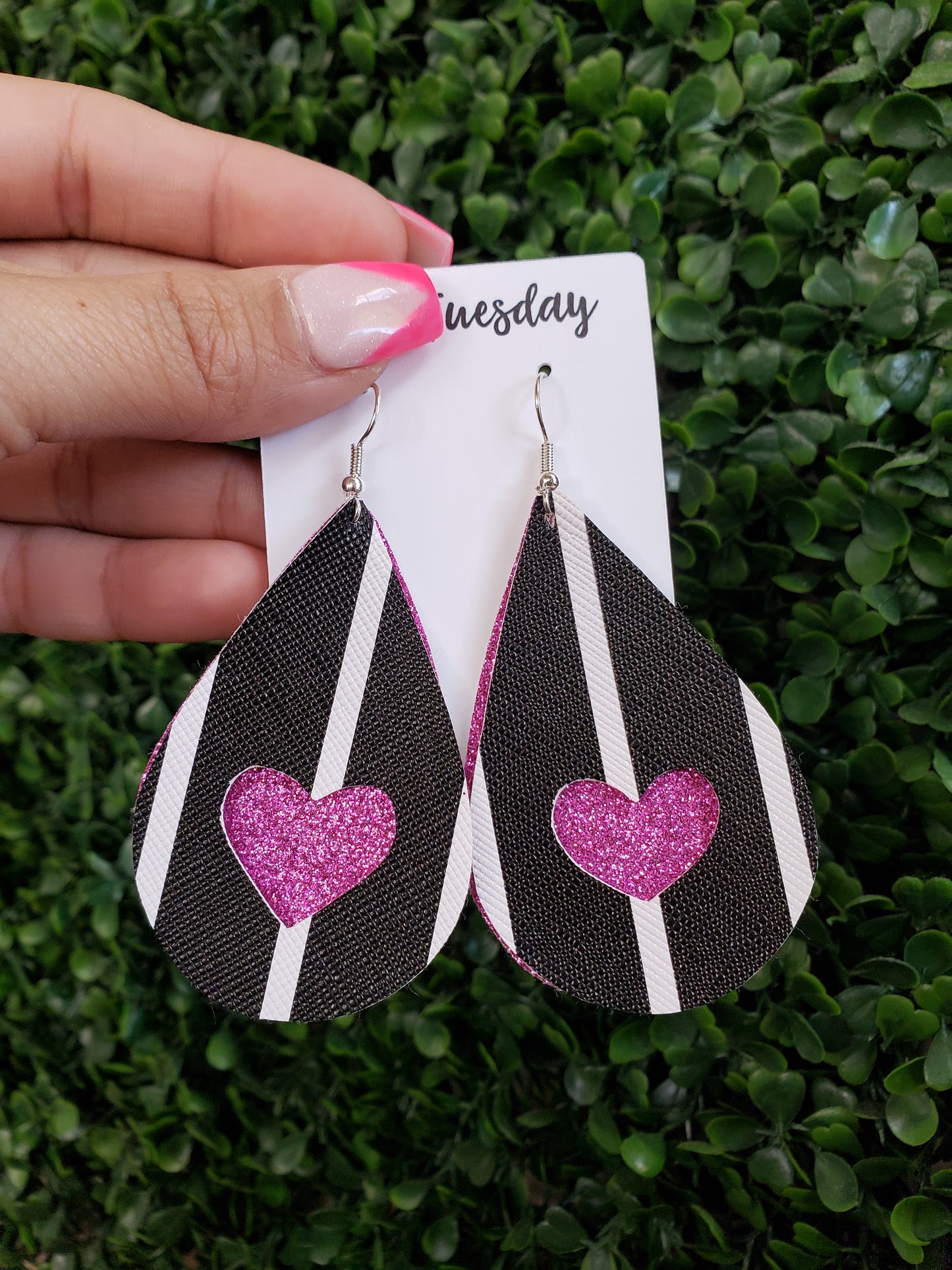 2 Layer Blk/White Magenta