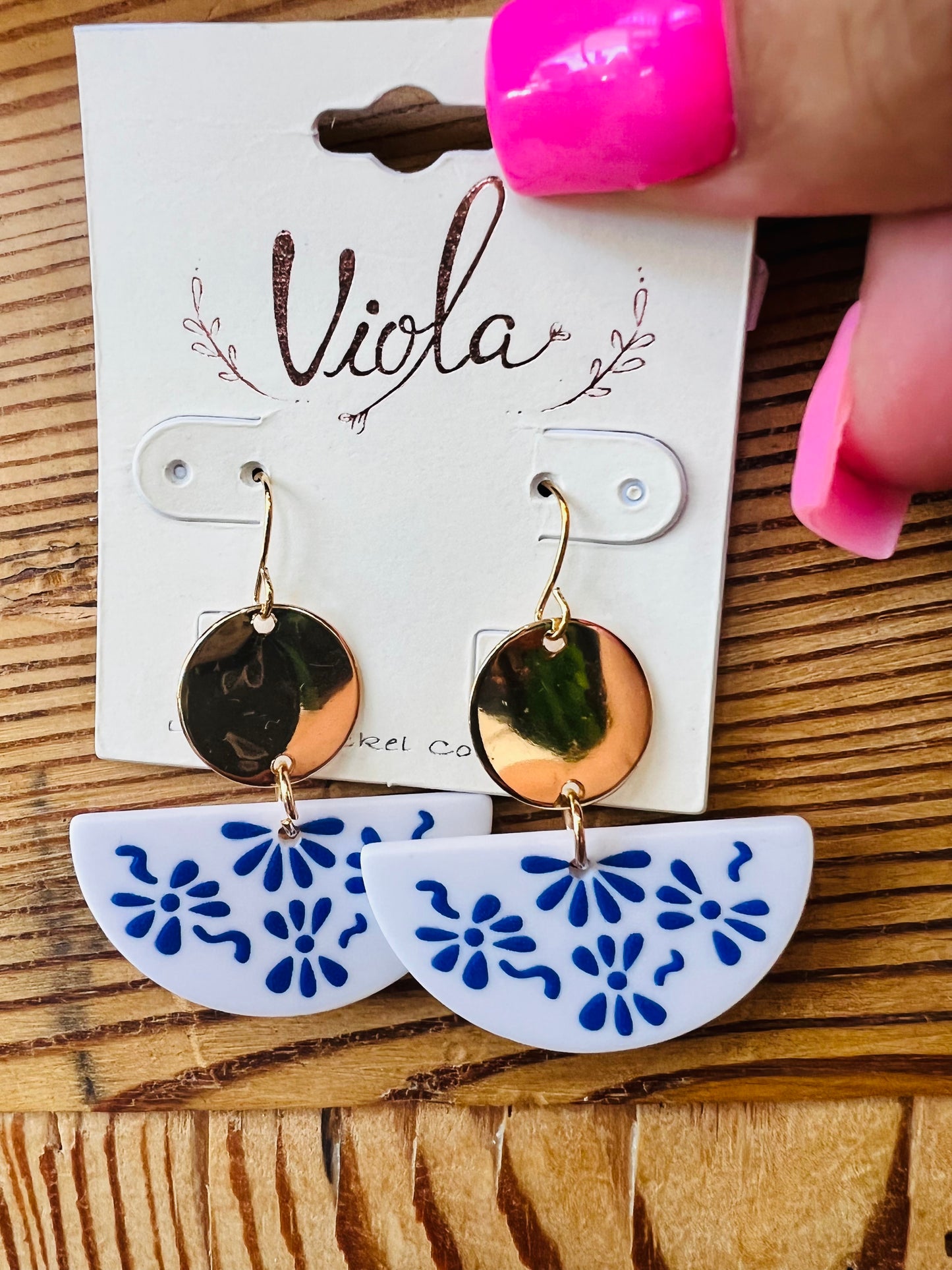 AZURE GOLDEN EARRINGS