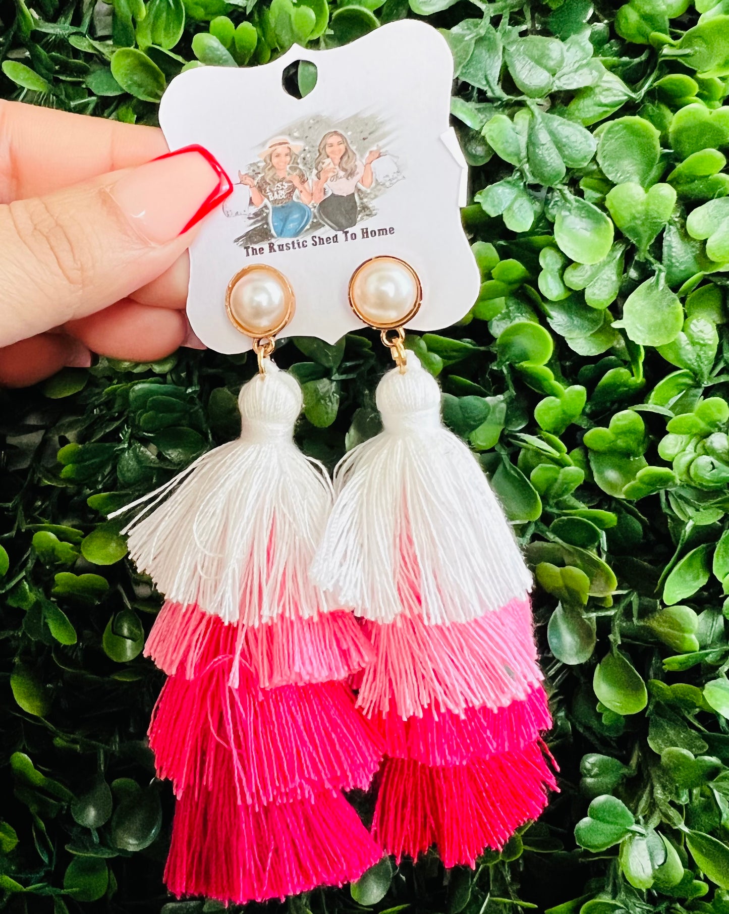 Tassle Pearl Earrings