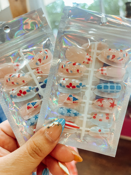 PLAID & POPSICLES PRESS ONS