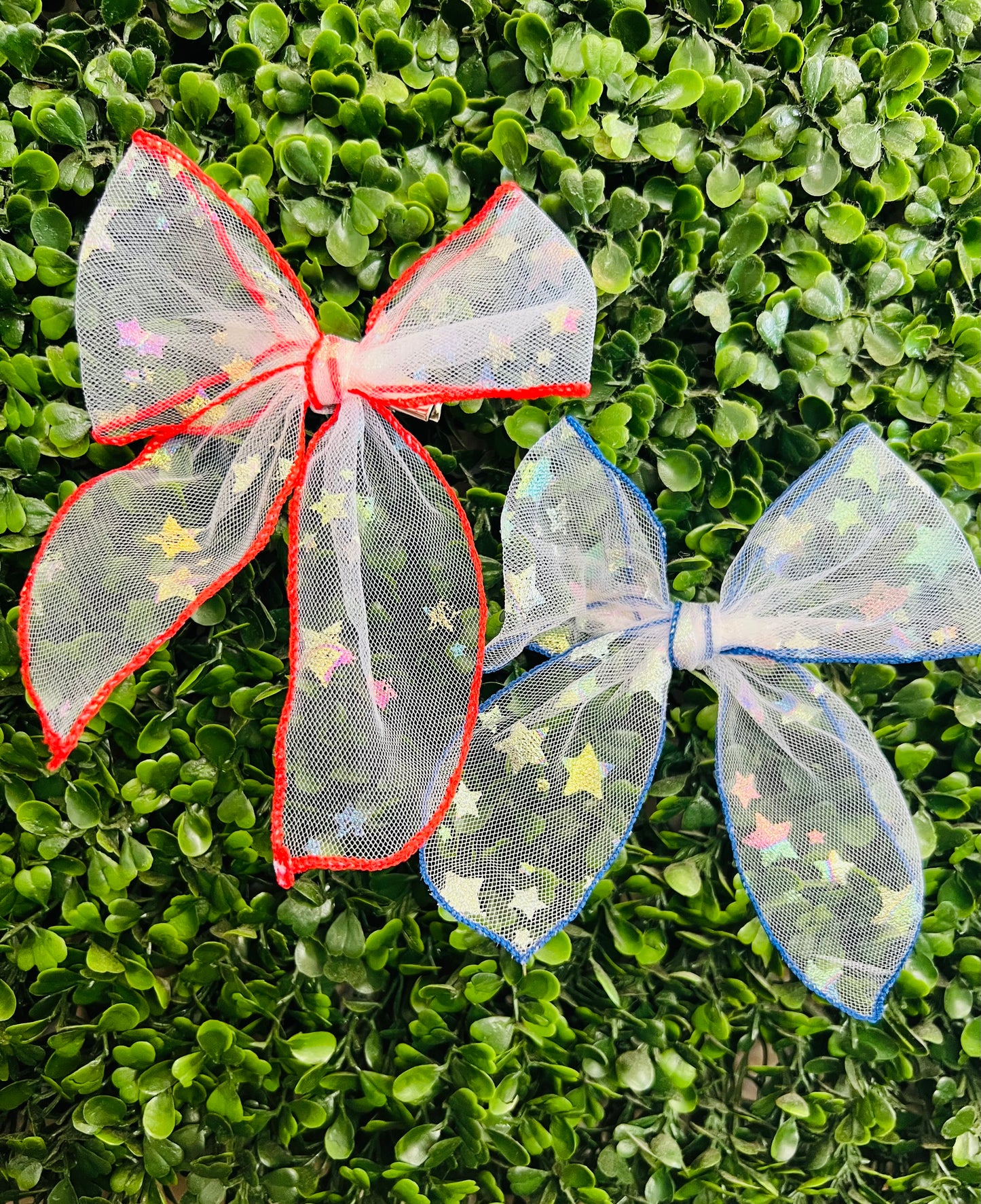 TULLE STAR BOWS