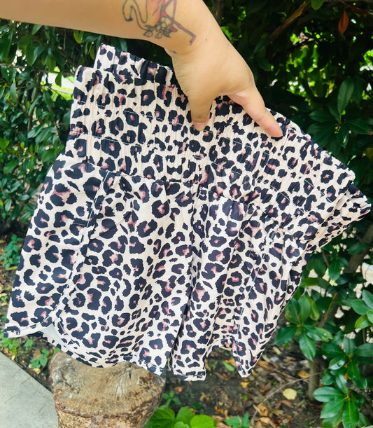 HW LEOPARD SHORTS