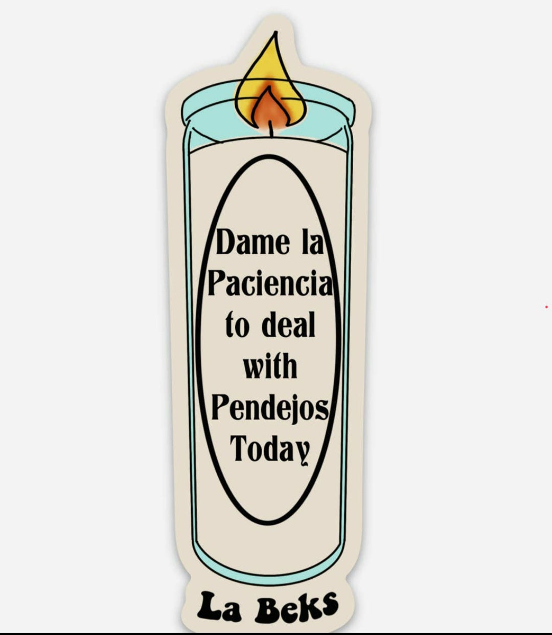 CANDLE STICKER