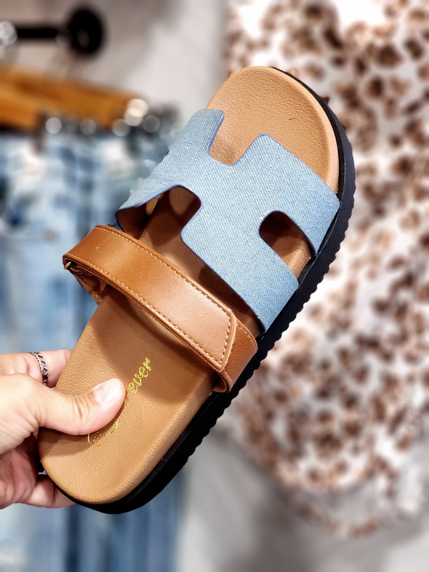 GIGI DENIM SANDAL